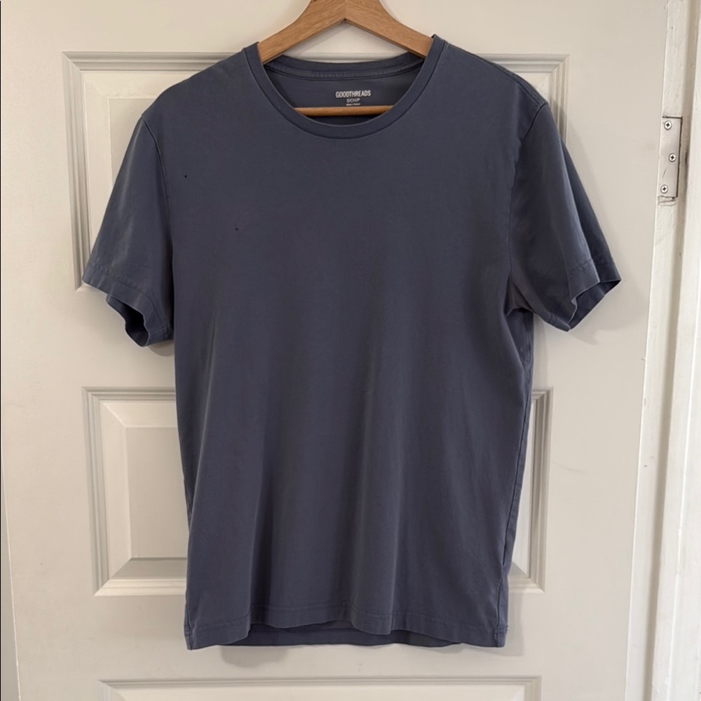 Goodthreads Blue Short Sleeve Tee Classic Crew Neck